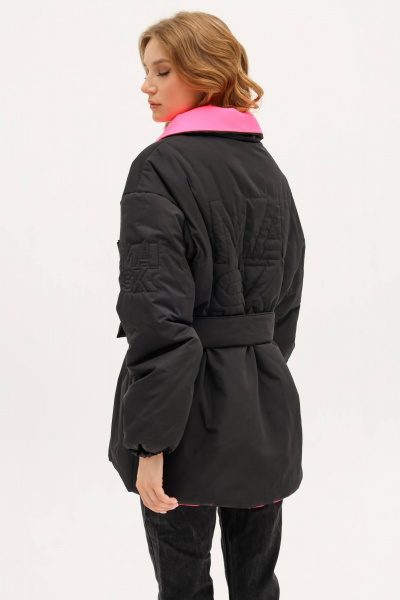 Двухсторонняя демисезонная куртка 2 в 1 стильная MASHA SKORINA MS-JBPN-2-001 - фото 11