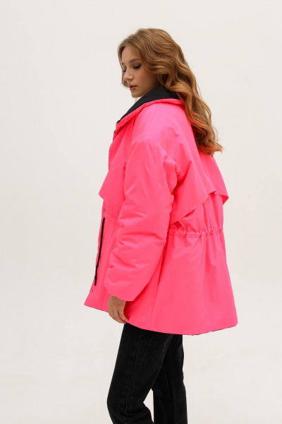 Двухсторонняя демисезонная куртка 2 в 1 стильная MASHA SKORINA MS-JBPN-2-001 - фото 5