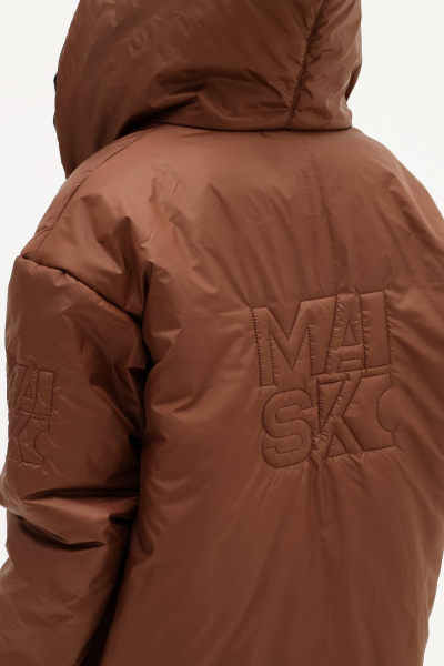 Двухсторонняя демисезонная куртка с капюшоном и карманами MASHA SKORINA МS-2-103 - фото 6