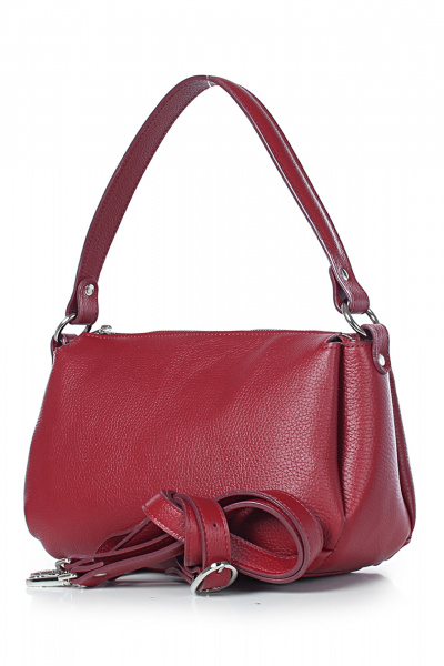 Красная кожаная сумка с тремя отделениями Galanteya 11924.24с820к45 красный_т. - фото 1