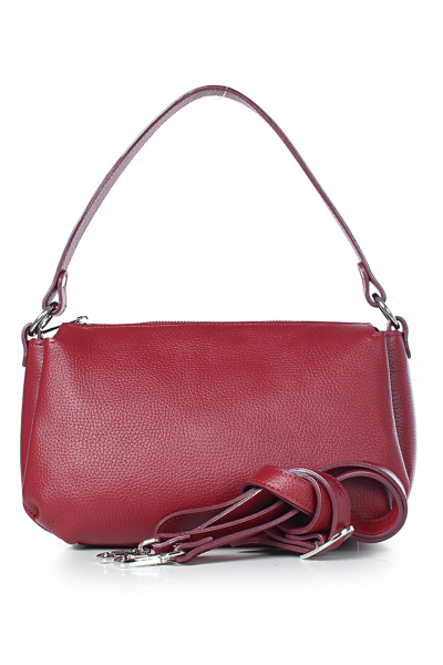 Красная кожаная сумка с тремя отделениями Galanteya 11924.24с820к45 красный_т. - фото 2