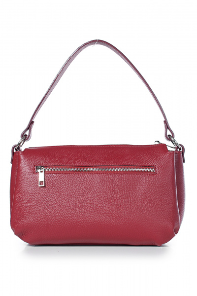 Красная кожаная сумка с тремя отделениями Galanteya 11924.24с820к45 красный_т. - фото 3