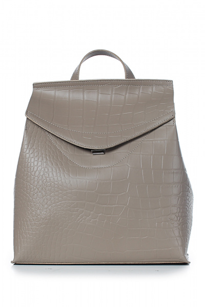 Рюкзак из натуральной кожи в коричневом цвете для повседневной носки Galanteya 12824.24с613к45 кофейный - фото 2