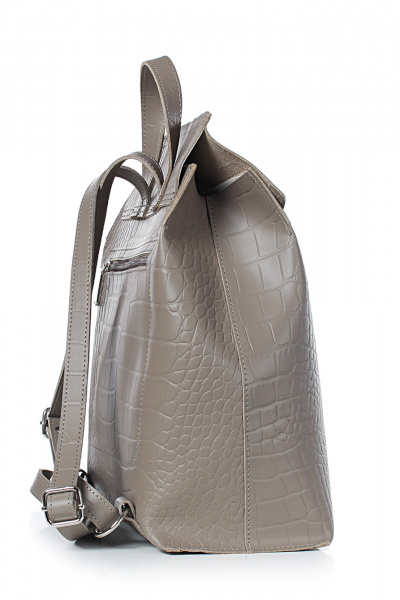 Рюкзак из натуральной кожи в коричневом цвете для повседневной носки Galanteya 12824.24с613к45 кофейный - фото 4