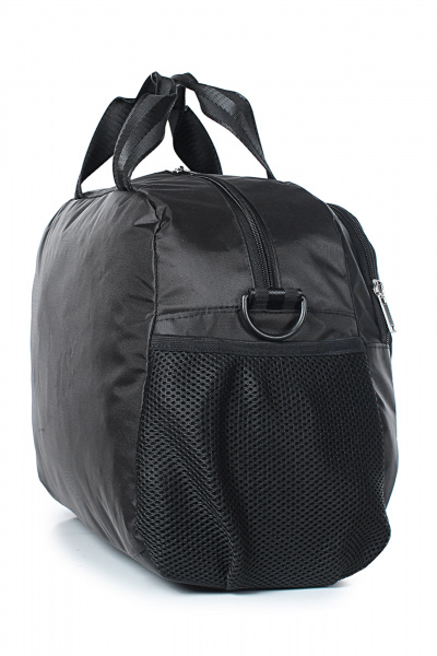 Спортивная сумка текстиль черная Круглогодичный стиль Galanteya 18714.24с662к45 черный/бежев - фото 4