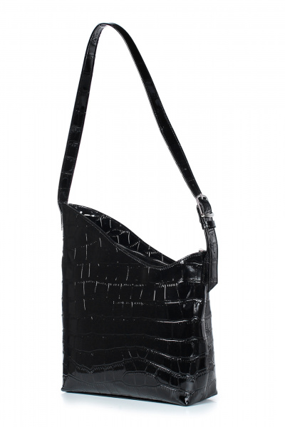 Черная сумка экокожа на каждый день Круглогодичный стиль Galanteya 20823.23с1172к45 черный - фото 1