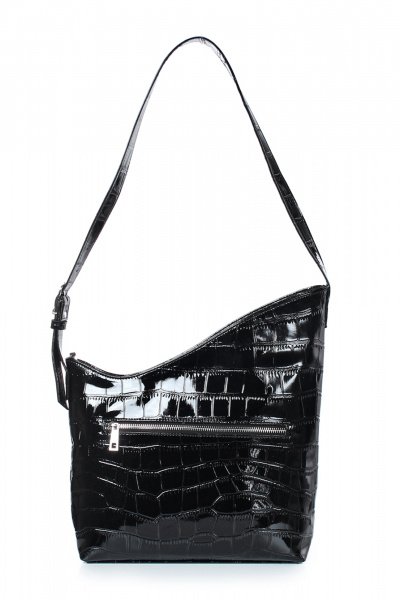 Черная сумка экокожа на каждый день Круглогодичный стиль Galanteya 20823.23с1172к45 черный - фото 3