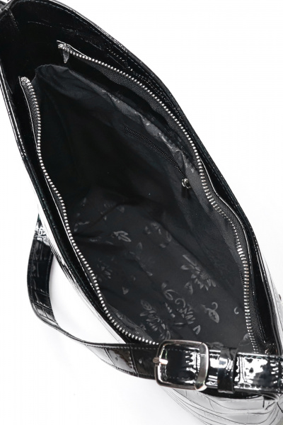 Черная сумка экокожа на каждый день Круглогодичный стиль Galanteya 20823.23с1172к45 черный - фото 5