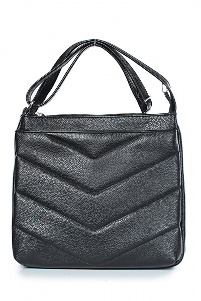 Элегантная сумка из экокожи с задним карманом Galanteya 21724.24с814к45 черный - фото 2