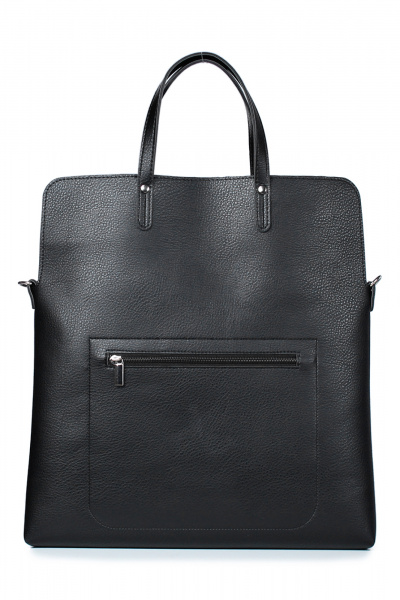 Стильная сумка из экокожи с съемной ручкой и карманом Galanteya 25023.23с826к45 черный - фото 3