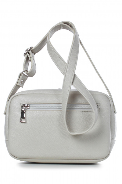 Экокожаная сумка с регуляторной ручкой и карманом Galanteya 26822.23с23к45 молочный - фото 3