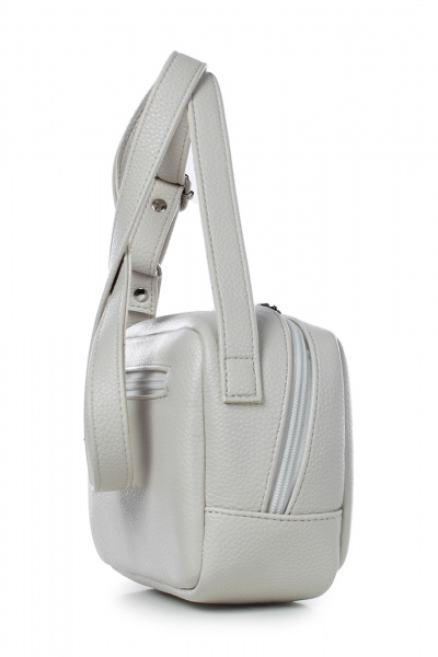 Экокожаная сумка с регуляторной ручкой и карманом Galanteya 26822.23с23к45 молочный - фото 4