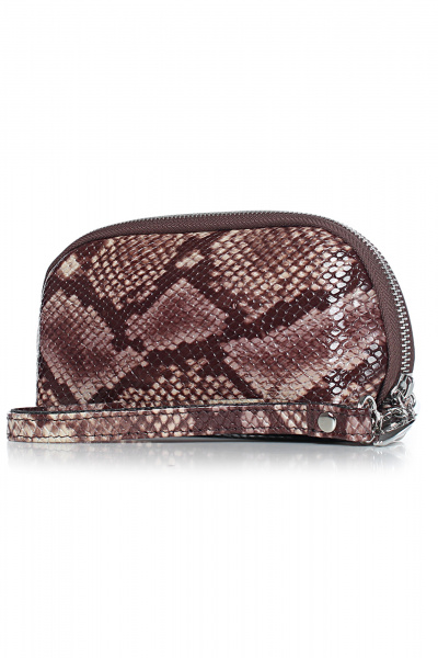 Кожаная сумка на одно отделение с золотой фурнитурой Galanteya 3520.24с767к45 коричневый - фото 1