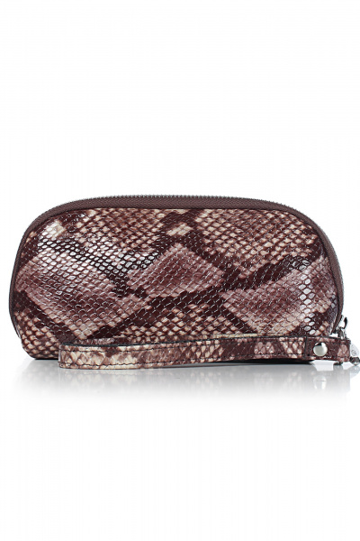 Кожаная сумка на одно отделение с золотой фурнитурой Galanteya 3520.24с767к45 коричневый - фото 2