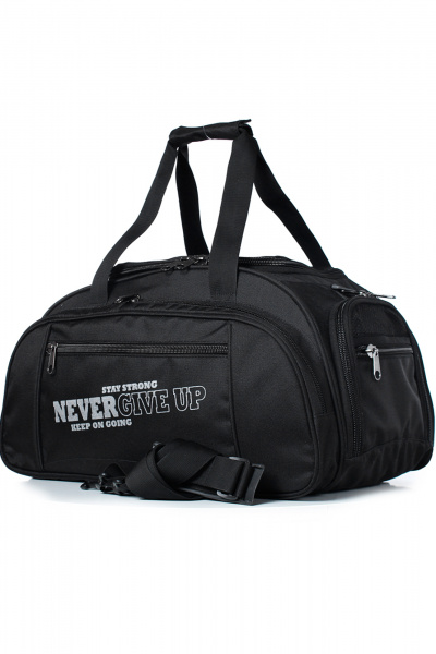 Спортивная сумка из текстиля на одно отделение Galanteya 39122.23с970к45 черный - фото 1