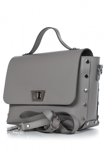 Сумка на одно отделение из натуральной кожи Galanteya 40123.23с1389к45 сербеж/бежев - фото 1