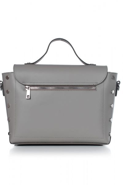 Сумка на одно отделение из натуральной кожи Galanteya 40123.23с1389к45 сербеж/бежев - фото 3