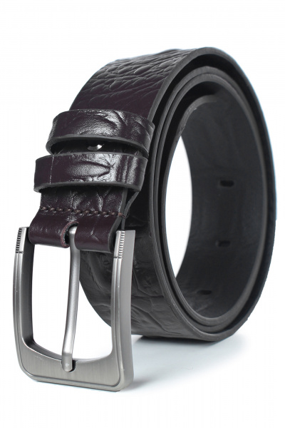 Классический коричневый ремень из натуральной кожи Galanteya 40622.23с758к45 2р коричневый - фото 2