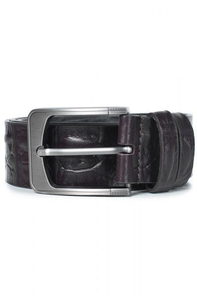 Облегчающий коричневый ремень из натуральной кожи Galanteya 40622.23с758к45 3р коричневый - фото 1