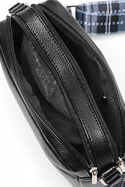 Элегантная сумка из экокожи черная Galanteya 41623.23с1185к45 черный - фото 5