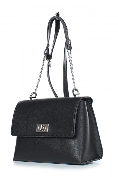 Черная кожаная сумка на каждый день стиль casual Galanteya 4324.24с240к45 черный - фото 1