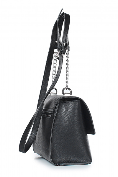 Черная кожаная сумка на каждый день стиль casual Galanteya 4324.24с240к45 черный - фото 4