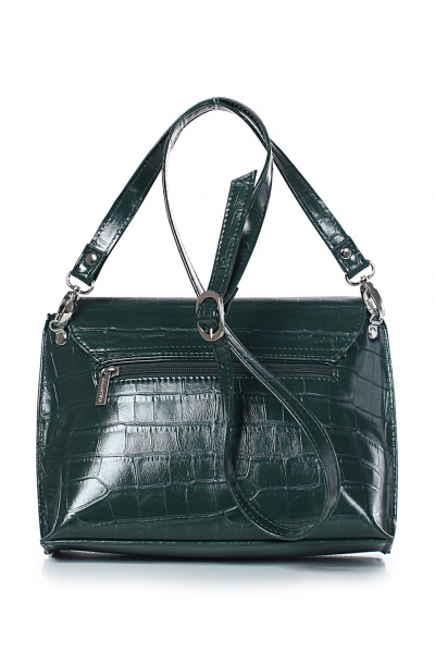 Экокожаная сумка зеленая стиль на каждый день Galanteya 4524.24с242к45 зеленый_т. - фото 3