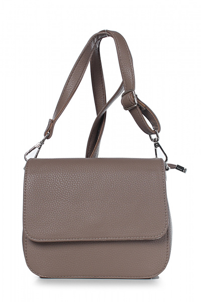 Бежевая экокожа сумка, круглый год, стиль на каждый день Galanteya 4624.24с243к45 бежевый_т. - фото 2