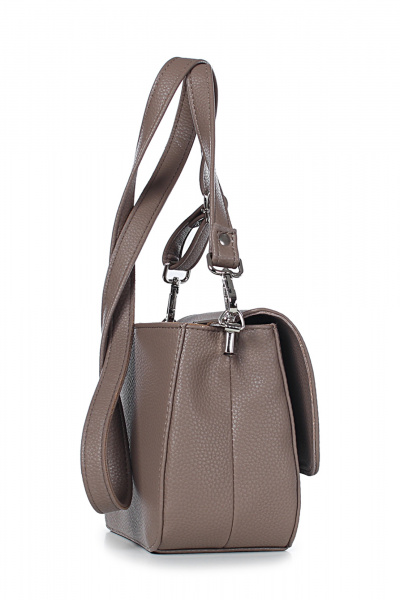 Бежевая экокожа сумка, круглый год, стиль на каждый день Galanteya 4624.24с243к45 бежевый_т. - фото 4