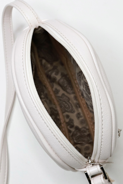 Сумка из экокожи, молочная, с регулируемой ручкой, на каждый день Galanteya 47923.23с1353к45 молочный - фото 5