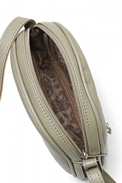 Круглогодичная эко-кожа сумка на ремне на каждый день Galanteya 47923.23с1353к45 оливковый_св. - фото 5