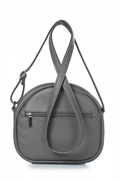 Круглогодичная эко-кожа серая сумка на регулируемом ремне Galanteya 47923.23с1353к45 серый - фото 3