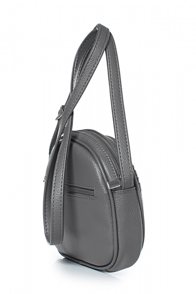 Круглогодичная эко-кожа серая сумка на регулируемом ремне Galanteya 47923.23с1353к45 серый - фото 4