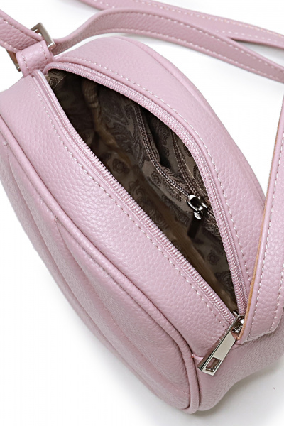 Круглогодичная эко-кожа розовая сумка с ручками и карманами Galanteya 48023.23с1354к45 розовый_св. - фото 5