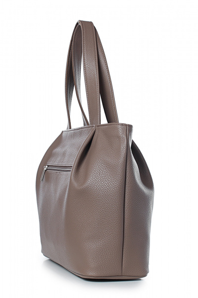 Круглогодичный эко-кожа бежевый просторный кожаный аксессуар Galanteya 4824.24с245к45 бежевый_т. - фото 4