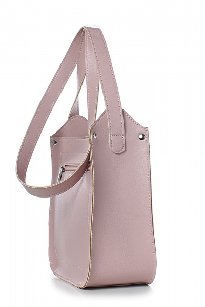 Круглогодичная эко-кожа розовая сумка с карманами и регулируемым ремнем Galanteya 48523.24с288к45 розовый - фото 4