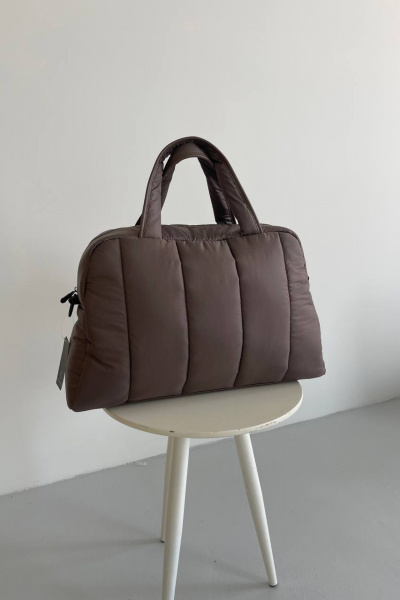 Текстильная дорожная сумка на молнии с регулировкой ручки Galanteya 49221.23с1093к45 коричневый - фото 1