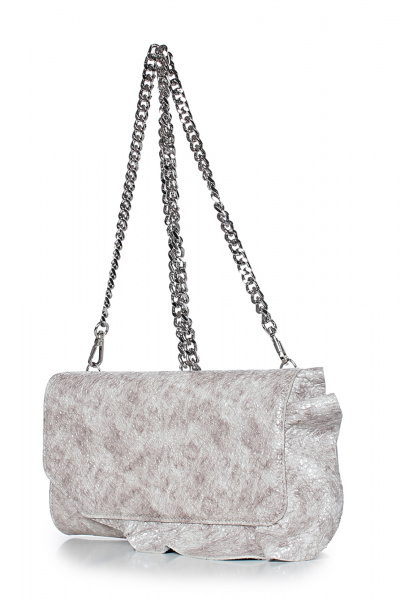 Бежевый кожаный клатч с магнитной застежкой и съемной ручкой Galanteya 49623.24с290к45 бежевый - фото 1