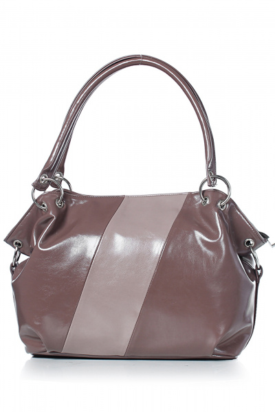 Сумка экокожа на каждый день с плечевым ремнем Galanteya 5024.24с247к45 кор.св/бежев - фото 2