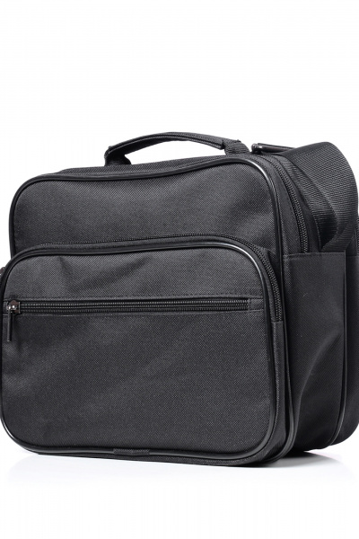 Сумка текстиль на каждый день с карманами и ручками Galanteya 51023.24с108к45 черный - фото 1