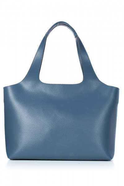 Сумка экокожа на одно отделение с короткими ручками Galanteya 51323.24с296к45 синий - фото 2