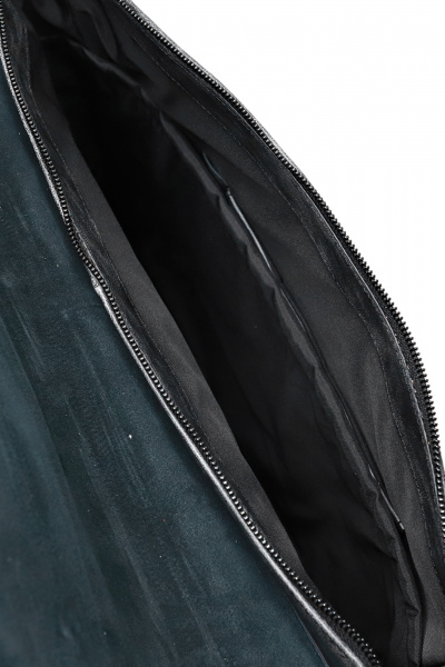 Деловая сумка из натуральной кожи с карманами Galanteya 522.23с446к45 серый/черный - фото 5