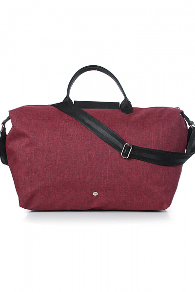 Дорожная сумка из текстиля на кнопку и молнию Galanteya 5624.24с252к45 бордо/черный - фото 3