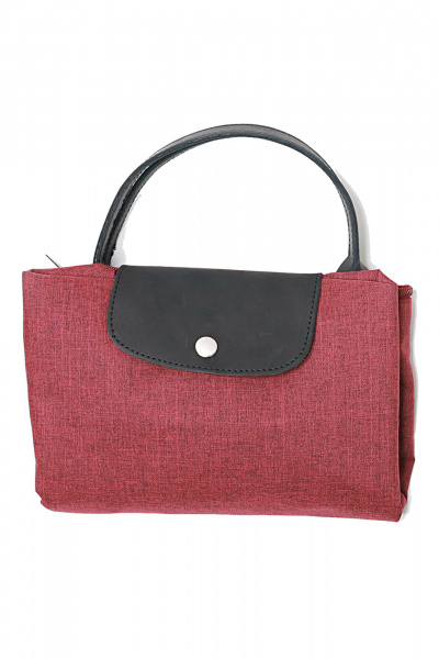 Дорожная сумка из текстиля на кнопку и молнию Galanteya 5624.24с252к45 бордо/черный - фото 5