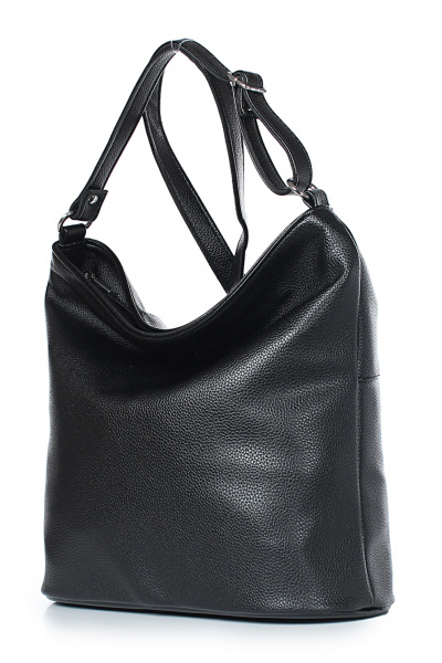 Черная сумка из экокожи с несколькими карманами Galanteya 6124.24с256к45 черный - фото 1