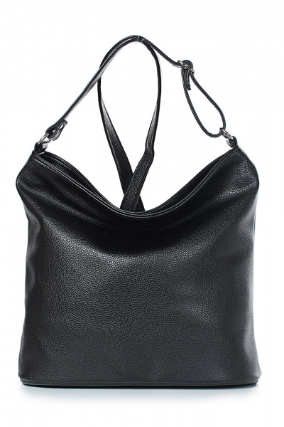 Черная сумка из экокожи с несколькими карманами Galanteya 6124.24с256к45 черный - фото 2