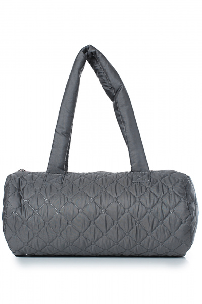 Сумка из текстиля на молнии с двумя ручками для повседневной носки Galanteya 6422.22с2756к45 серый_тиснение - фото 2