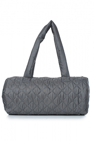 Сумка из текстиля на молнии с двумя ручками для повседневной носки Galanteya 6422.22с2756к45 серый_тиснение - фото 3