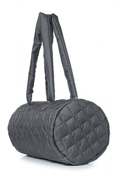 Сумка из текстиля на молнии с двумя ручками для повседневной носки Galanteya 6422.22с2756к45 серый_тиснение - фото 4