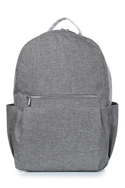 Рюкзак из текстиля с регулируемыми ремнями и карманами Galanteya 7123.23с841к45 серый_св. - фото 2